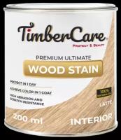 Масло для дерева и мебели TimberCare Wood Stain, быстросохнущие масла для дерева, пропитка для дерева для внутренних работ, Латте 0.2 л