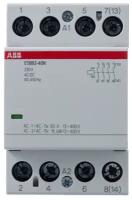 Модульный контактор ABB ESB63-40N-06 модульный (63А АС-1, 4НО), катушка 230В AC/DC 1SAE351111R0640