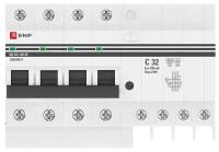 Дифференциальный автомат EKF АД-4 S 4П 100 мА C 4.5 кА AC 32 А