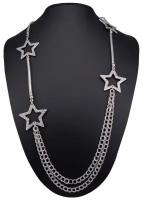 Ожерелье бижутерное Звезды (Бижутерный сплав, Серебристый) 11-56468
