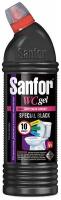 Чистящее средство 750 г, SANFOR WC gel (Санфор гель) Special Black 2 шт