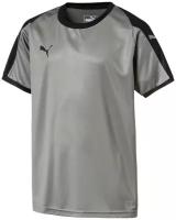 Футболка LIGA Jersey Jr Steel Gray-Puma Black 70341813 128