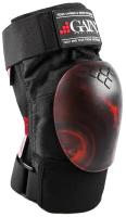 Защита 03-000221 на колени, THE SHIELD hard shell knee pads, черн/красная, размер S GAIN