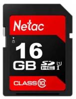 Карта памяти Netac P600 16ГБ SDHC U1 up to 90MB/s