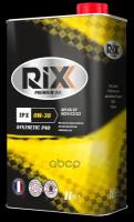 Масло моторное RIXX TP X 0W-30 SN/CF C2/C3 синтетическое 1 л RIXX RX0026TPX | цена за 1 шт