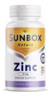 Sunbox Nature Цинк 15 мг, укрепление иммунитета, эндокринной системы, восполнение дефицита цинка - 60 шт