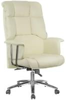 Офисное кресло Riva Chair 9502 Натуральная кожа Кремовый