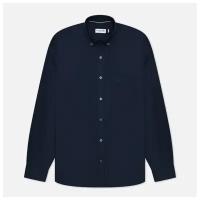 Мужская рубашка Lacoste Regular Fit Cotton Mini Pique синий, Размер 45