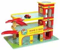 Гараж игрушечный с машинкой Dino's, Le Toy Van