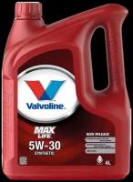 Моторное масло Valvoline MAXLIFE SAE 5W-30 Синтетическое 4 л