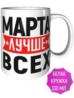 Кружка Марта лучше всех - керамическая 330 мл