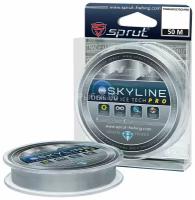 Леска Sprut Skyline Fluorocarbon Composition IceTech PRO Titanium 0.235 50м