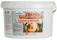 ECOLUX Краска фасадная силиконовая 1,3 кг 4607133682903