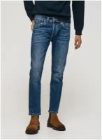 джинсы для мужчин, Pepe Jeans London, модель: PM206318Z232, цвет: синий, размер: 32/32