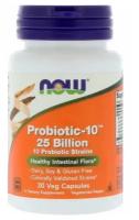 NOW Probiotic-10 25 Billion 30 капс (NOW)