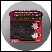 Радиоприемник Ritmix RPR-202 Red MP3, WMA, фонарь, красный