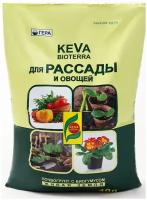 Почвогрунт Гера Keva Bioterra для рассады и овощей, 40 л, 11 кг