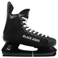 Коньки хоккейные Black Aqua BlackAqua HS-207, размер 42