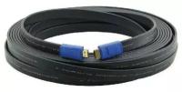 Кабель HDMI 10м Kramer C-HM/HM/FLAT/ETH-35 плоский черный 97-01014035