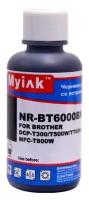 Чернила MyInk BT6000BK Black (черный), для принтера Brother InkBenefit Plus DCP-T300/T500/T700/MFC-T800 (100мл, Pigment) совместимый