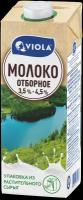 Молоко питьевое ультравысокотемпературнообработанное (UHT) цельное «Отборное».Массовая доля жира от 3,5% до 4,5%, 1 кг