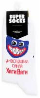 Носки Super socks, размер 40-45, белый, синий, красный