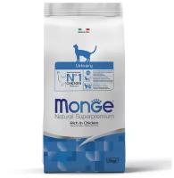 MONGE SUPERPREMIUM CAT URINARY профилактика мочекаменной болезни 1,5 кг