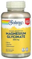 Solaray, Magnesium Glycinate, Глицинат магния с высокой усвояемостью, 350 мг, 120 вегетарианских капсул