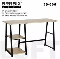 Стол на металлокаркасе BRABIX 