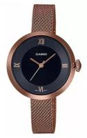 Наручные часы CASIO, коричневый, черный