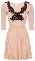 Платье Anna Molinari 7A043A розовый+черный