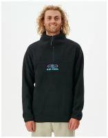 Толстовка Rip Curl BELLS POLAR FLEECE, Пол Мужской, цвет 0090 BLACK, размер 2XL