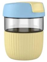 Стакан-непроливайка Kisskissfish Rainbow Cup (жёлтый, голубой)