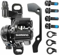 Тормоз механический дисковый Shimano BR-M375, черный