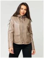 Куртка косуха женская E-Lisman&ZG, размер S(40) цвет бежевый
