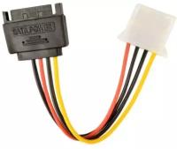 Переходник питания Cablexpert CC-SATA-PS-M Molex гнездо на SATA штекер - кабель 15 см