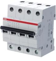 Автоматический выключатель ABB SH204 C20, 4-полюсный, 20А, 6kA, характеристика C (2CDS214001R0204)