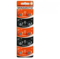 Батарейка AG-5 (LR754/393) MINAMOTO 10/1 цена за уп