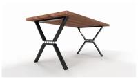 Обеденный прямоугольный универсальный стол в стиле Лофт Модель 69