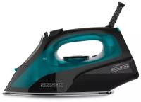 Утюг BLACK+DECKER BXIR2403E, черный/бирюзовый