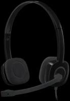 Компьютерная гарнитура Logitech Stereo Headset H151, черный