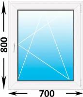 Пластиковое окно Veka WHS одностворчатое 700x800 (ширина Х высота) (700Х800)