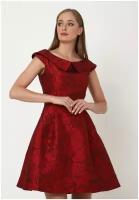 Платье женское Людовика МадаМ Т с пышной юбкой Красного цвета 44 размера