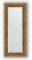 Зеркало Evoform Exclusive 590x1390 с фацетом, в багетной раме 101мм, вензель бронзовый BY 3526