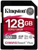 Карта памяти Kingston SDXC 128GB Canvas React Plus UHS-II V90 260/300Mb/s