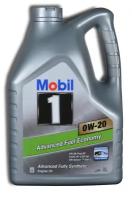 Синтетическое моторное масло MOBIL 1 Advanced Fuel Economy 0W-20, 5 л