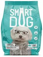 Smart Dog корм для взрослых собак с ягнёнком, лососем, индейкой