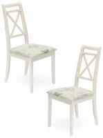 Комплект стульев TetChair Picasso ( PC-SC ) ivory white (слоновая кость 2-5), Ткань Прованс № 13 (2 шт. в 1 упаковке)