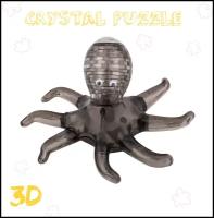 Головоломка 3D Осьминог прозрачная / Crystal puzzle 26 деталей подарок ребенку, мальчику, девочке в школу, дочке, сыну, подарочный набор