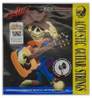 Комплект струн для акустической гитары Alice A206-SL Super Light